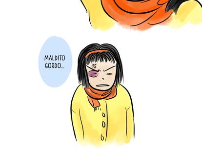 Una china en una cabalgata navideña...