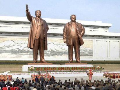 Corea del Norte celebra el día de su fundador en plena crisis nuclear
