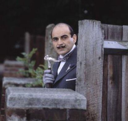 Fotograma de la serie basada en el inspector Hércules Poirot.