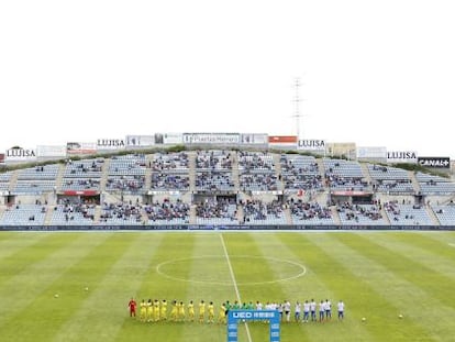 El Coliseum Alfonso P&eacute;rez en el duelo entre Getafe y Villarreal.