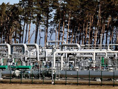 Instalaciones del gasoducto Nord Stream 1 en Lubmin (Alemania), el pasado marzo.