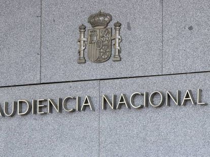 Fachada de la sede de la Audiencia Nacional, en Madrid, en una imagen de archivo.