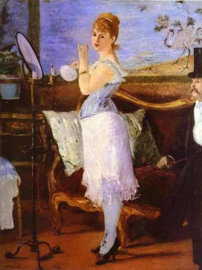 Edourd Manet pintó la 'Naná', recreada literariamente por Émile Zola. "En los realismos del siglo XIX se asocia la prostitución al mundo de la marginalidad, como producto de la sociedad", explica Javier Aparicio.