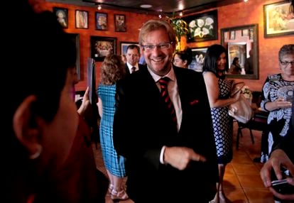 Andrés Roemer durante una reunión en Napa (California), en 2014.