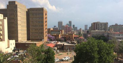 Panorámica de Johanesburgo.