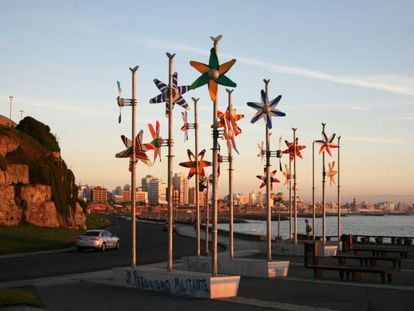 La zona de Punta Iglesias en Mar del Plata.