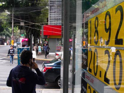 Una casa de cambio, en la Ciudad de México a finales de junio.
