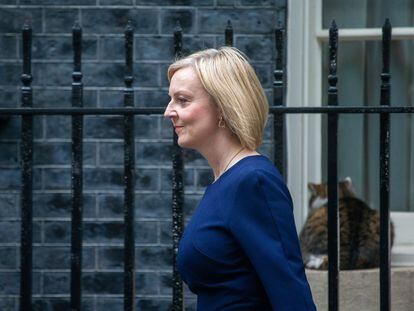 Liz Truss deja la sede del Gobierno en Downing Street el pasado 23 de septiembre.