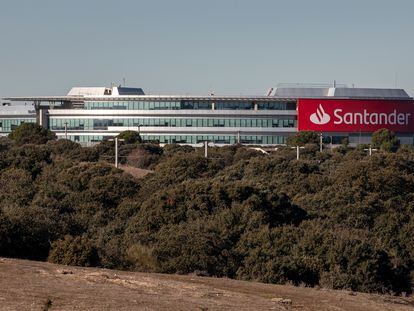 Sede del Banco Santander, en Boadilla del Monte (Madrid) en 2022.