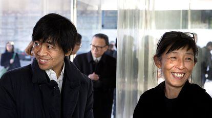 Nishizawa y Sejima en Barcelona en 2008