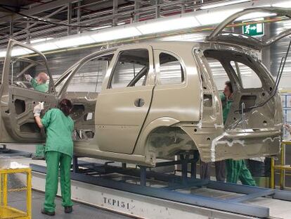 Planta de montaje de Opel en Figueruelas, Zaragoza.