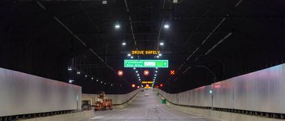 Túnel de la autopista M-4, incluido en el proyecto australiano Westconnex, gestionado con tecnología de Sice. 