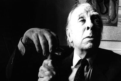 El escritor argentino Jorge Luis Borges. 