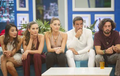 Los concursantes de 'Gran Hermano' en la gala del pasado jueves.