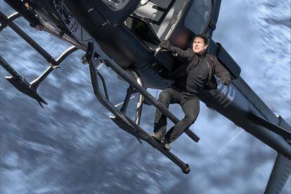 Tom Cruise, popular por su incondicional defensa de implicarse en el plano físico, nunca ha participado en una película de superhéroes. En la imagen en una escena de 'Misión imposible 6'.
