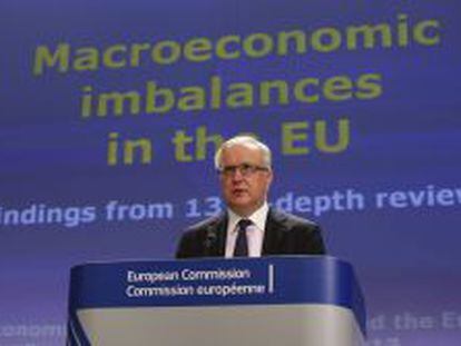 El comisario de Asuntos Econ&oacute;micos y Financieros de la UE, Olli Rehn. 