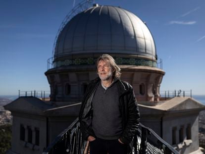 El meteoròleg Carles Nerín a l'Observatori Fabra.