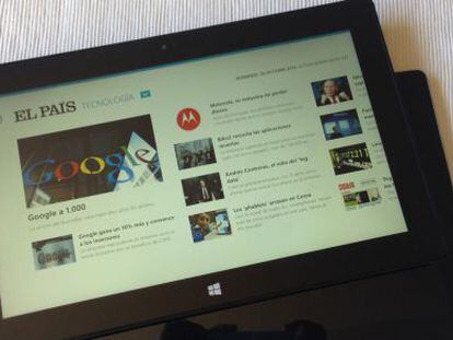 Microsoft lanza la tableta Surface 2