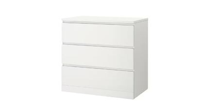 Ikea Malm chest of drawers three drawers