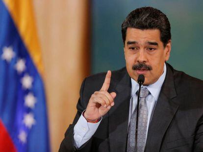 Maduro, durante una conferencia de prensa. 
