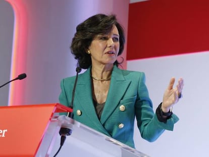 Ana Botín, presidenta de Santander.