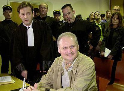 Ilich Ramírez Sánchez, en un tribunal de París en noviembre de 2000.