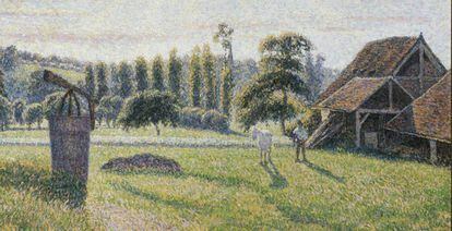 'La fábrica de ladrillos Delafolie, en Éragny', de Camille Pissarro.