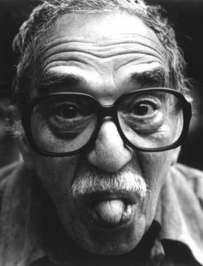 Gabriel García Márquez, en una sesión fotográfica en su casa en México.