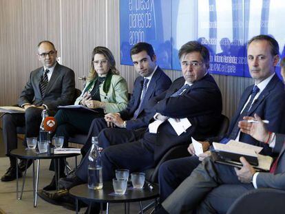 Varios expertos participan en la foro de KPMG sobre el impacto del Brexit en las empresas españolas.