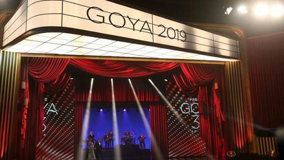 Escenario de la Gala de los Premios Goya 2019.