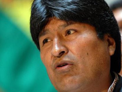 El presidente de Bolivia, Evo Morales.