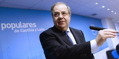 Juan Vicente Herrera, presidente del PP de Castilla y León en una foto de archivo.