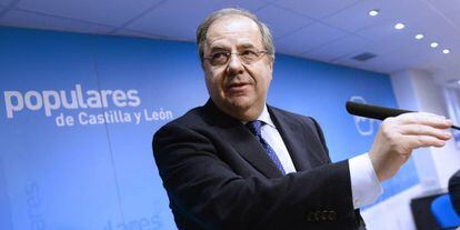 Juan Vicente Herrera, presidente del PP de Castilla y Le&oacute;n en una foto de archivo. 