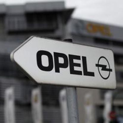 Una fábrica de Opel en Ruesselsheim (Alemania)