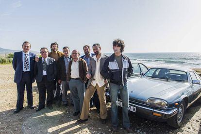 El reparto de 'Fariña'.