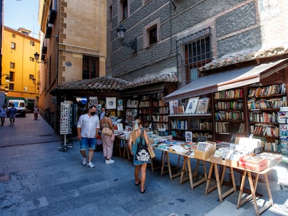 La librería San Ginés, en la calle de Arenal de Madrid tras las obras de reforma del Ayuntamiento.