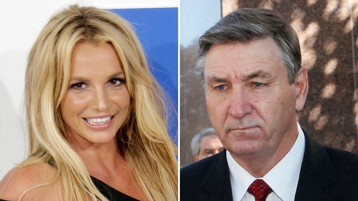 Britney Spears (a la derecha) y su padre Jamie.