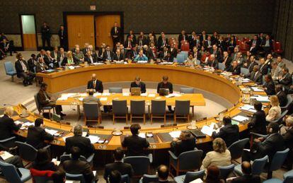 Reuni&oacute;n del Consejo de Seguridad de Naciones Unidas.