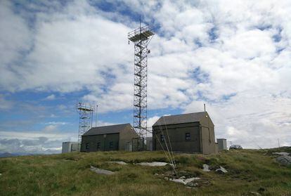 Estación de Mace Head, en Irlanda, una de las bases de vigilancia atmosférica de la red mundial AGAGE.