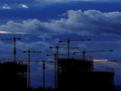 Construcción de vivienda en Valencia, el pasado enero.