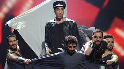 El representante de Turqu&iacute;a, Can Bonomo,  en el Festival de Eurovisi&oacute;n 2012