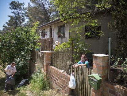 Joan Jim&eacute;nez y Margarita Sans en su casa de Pontons.