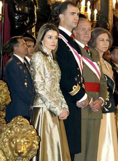 Los Reyes y los Príncipes de Asturias en los actos de la Pascua Militar