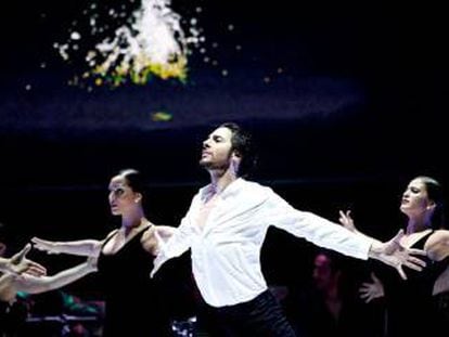 Joaquín Cortés, en un moment de l'espectacle Essència.