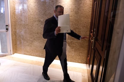 Ábalos, en el Congreso de los Diputados.