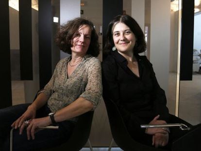 Rosa Ribas y Sabine Hofmann.