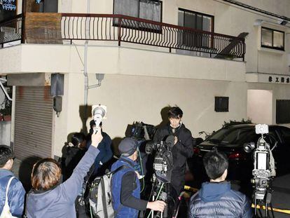 Apartamento de la detenida en la localidad de Neyagawa.