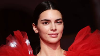 Kendall Jenner en una pasarela de Roma, Italia, en 2019.