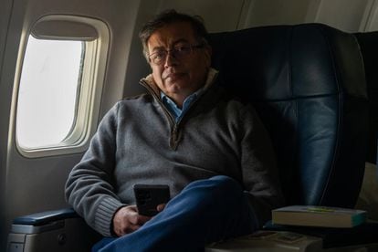 Gustavo Petro durante su viaje a la COP27.