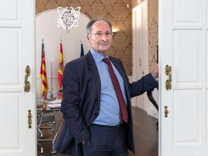 Joan Llinares, director de la Agencia Valenciana Antifraude, en la sede de la institución, en una imagen de 2021.